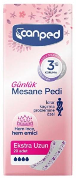 Canped Günlük Ekstra Mesane Pedi 20 Adet
