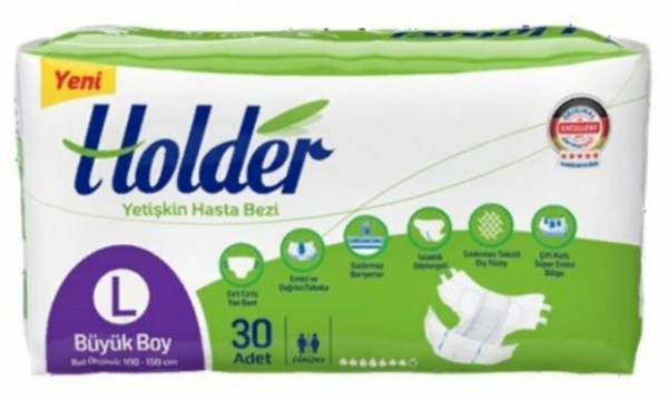 Holder Large Belbantlı Yetişkin Bezi 30 Adet