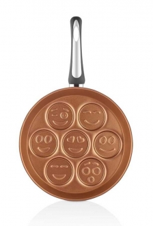 Papilla Emoji Pankek ve Mücver Tavası 28 cm