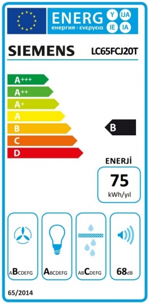 Siemens LC65FCJ20T Davlumbaz