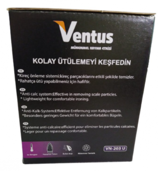 Ventus VN 203 U Buharlı Ütü
