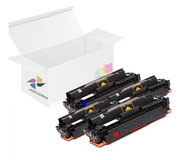 Inkwell CRG-046H-I Muadil Toner (Siyah / Sarı / Mavi / Kırmızı)