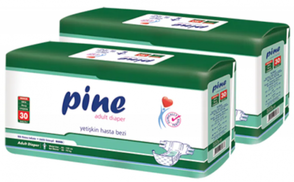 Pine Medium Belbantlı Belbantlı Yetişkin Bezi 30 Adet
