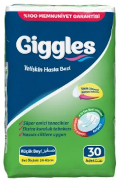 Giggles Small Belbantlı Yetişkin Bezi 30 Adet