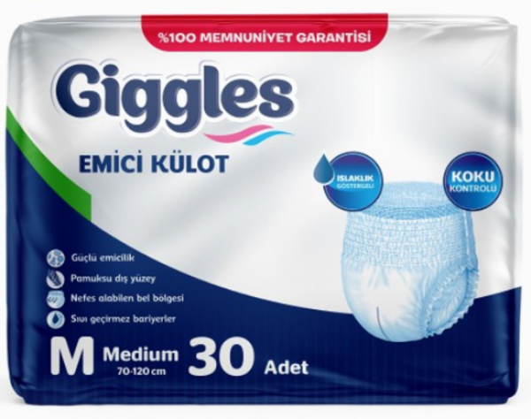 Giggles Medium Emici Külot 30 Adet
