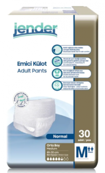 Jender Medium Emici Külot 30 Adet