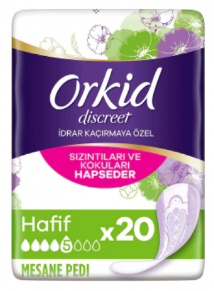 Orkid Discreet Hafif Mesane Pedi 20 Adet