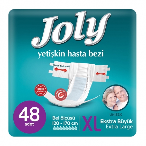 Joly XLarge Belbantlı Yetişkin Bezi 48 Adet