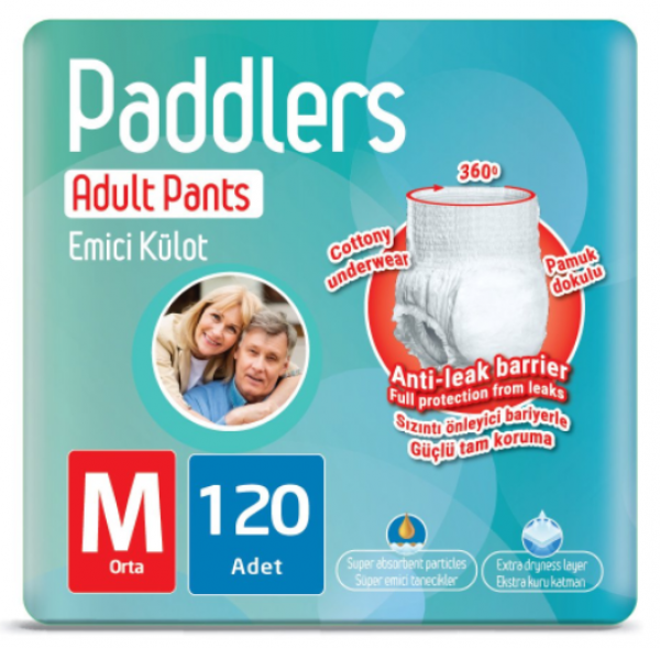 Paddlers Medium Emici Külot 120 Adet