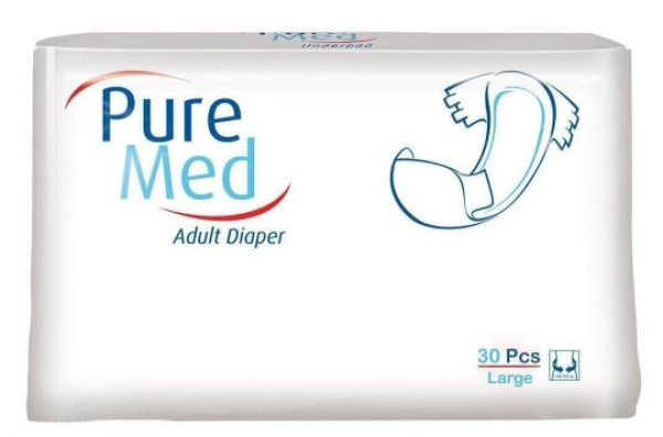 PureMed Large Belbantlı Yetişkin Bezi 30 Adet
