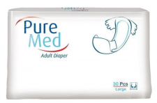 PureMed Large Belbantlı Yetişkin Bezi 30 Adet resim
