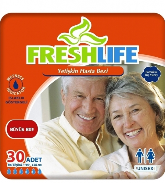 Fresh Life Large Belbantlı Yetişkin Bezi 30 Adet
