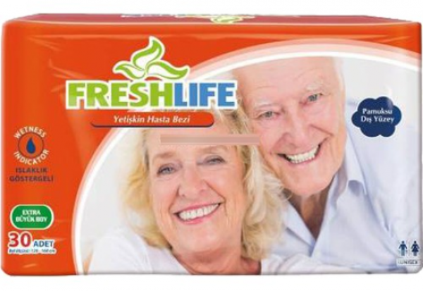Fresh Life XLarge Belbantlı Yetişkin Bezi 30 Adet