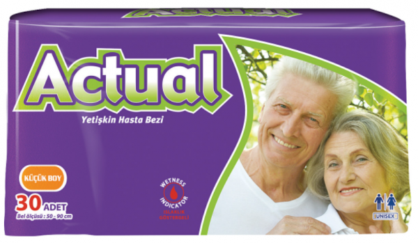 Actual Small Belbantlı Yetişkin Bezi 30 Adet