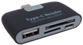 Powermaster USB 3.1 Type-C to USB-A SD TF resim