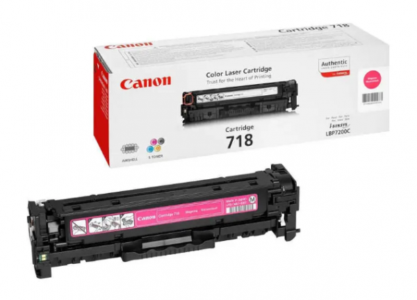 Canon CRG-718M Toner (Kırmızı)