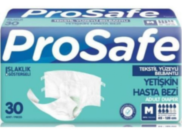 ProSafe Medium Belbantlı Yetişkin Bezi 9 Adet
