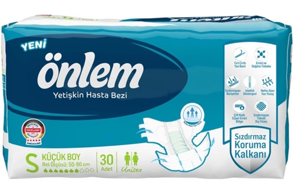 Önlem Small Belbantlı Yetişkin Bezi 30 Adet