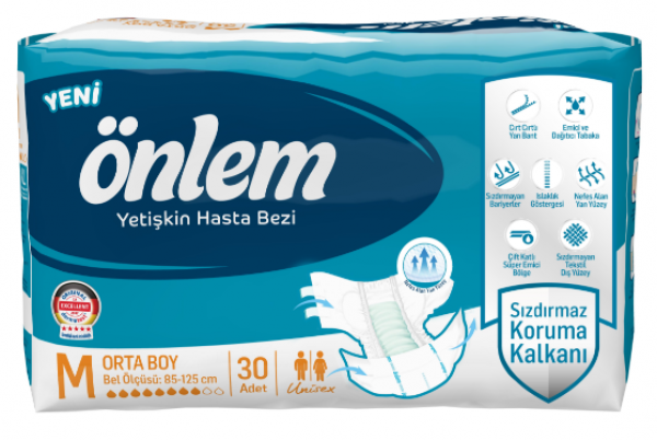 Önlem Medium Belbantlı Yetişkin Bezi 30 Adet