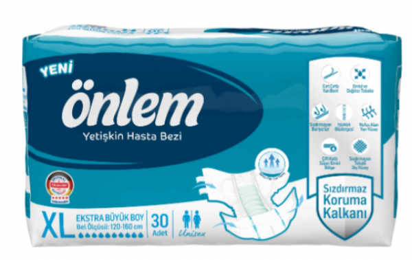 Önlem XLarge Belbantlı Yetişkin Bezi 30 Adet