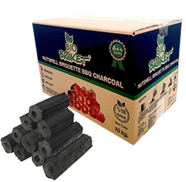 Bio Briket Fındık Briket Mangal Kömürü 10 kg