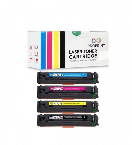 Proprint CRG-055 Muadil Toner (Siyah / Sarı / Mavi / Kırmızı)