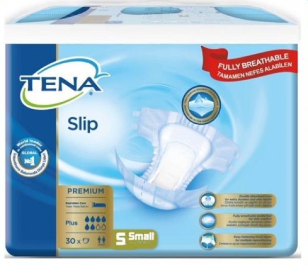 Tena Slip Premium Plus Small Yetişkin Bezi 30 Adet