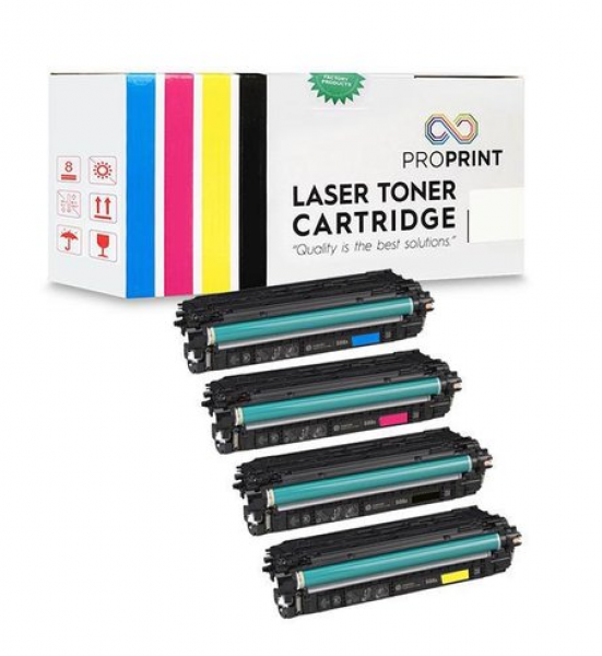 Proprint CRG-040 Muadil Toner (Siyah / Sarı / Mavi / Kırmızı)