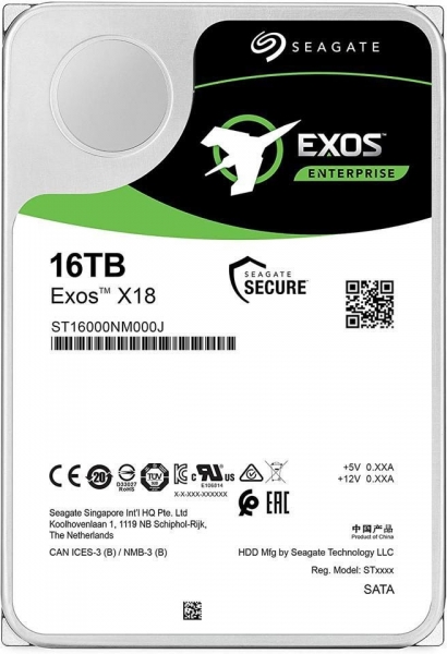 Seagate Exos X18 HDD (16 TB)