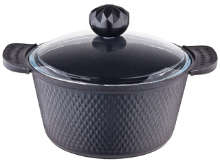 Amboss Kuvars Döküm Derin Tencere 24 cm