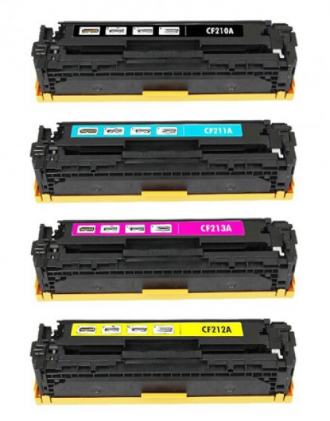 Ekoset CF210A Muadil Toner (Siyah / Sarı / Mavi / Kırmızı)