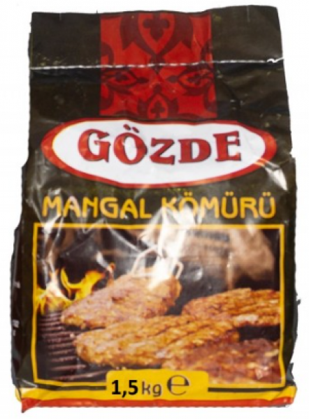 Gözde Meşe Mangal Kömürü Seçme Tozsuz 1.5 kg