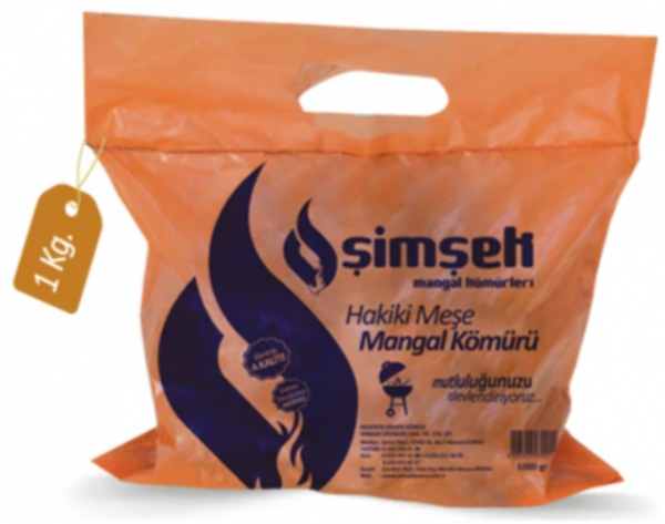Şimşek Meşe Mangal Kömürü 1 kg