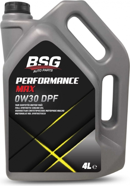 BSG Performance Max 0W-30 DPF Motor Yağı (4 litre)