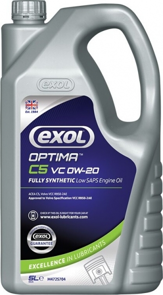 Exol Optima C5 VC 0W-20 Motor Yağı (5 litre)