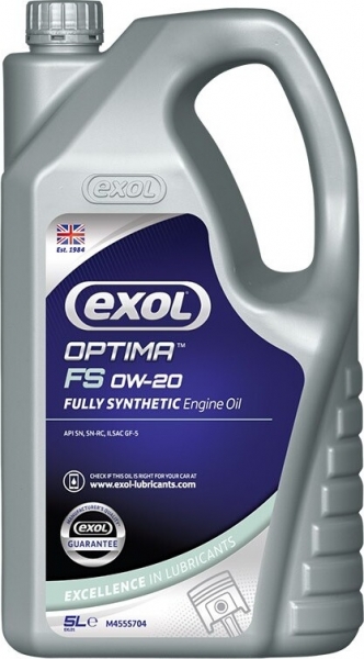 Exol Optima FS 0W-20 Motor Yağı (5 litre)