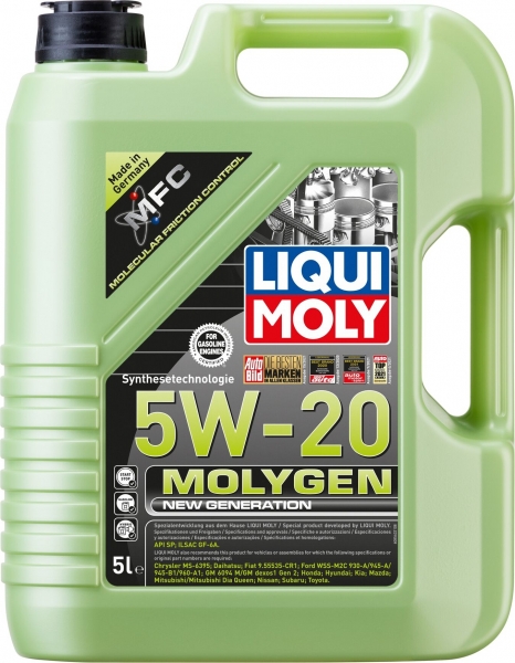 Liqui Moly Molygen New Generation 5W-20 Motor Yağı (5 litre)
