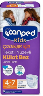 Canped Kids 4-7 Emici Külot 9 Adet