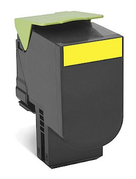 Lexmark 80C8H-Y0 Toner (Sarı)