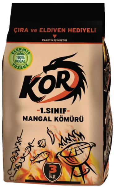 Kor Mangal Kömürü 3 kg