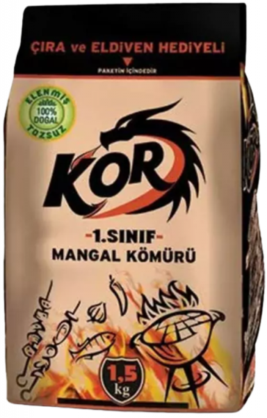 Kor Mangal Kömürü 1.5 kg