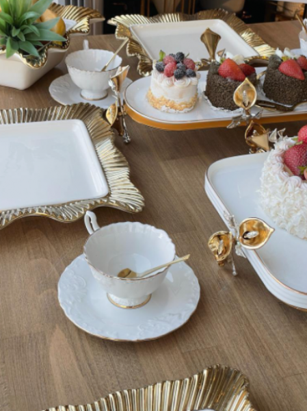 Rossev Oasis Lace 38 Parça Kahvaltı Takımı