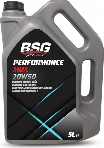BSG Performance Max 20W-50 Motor Yağı (5 litre)