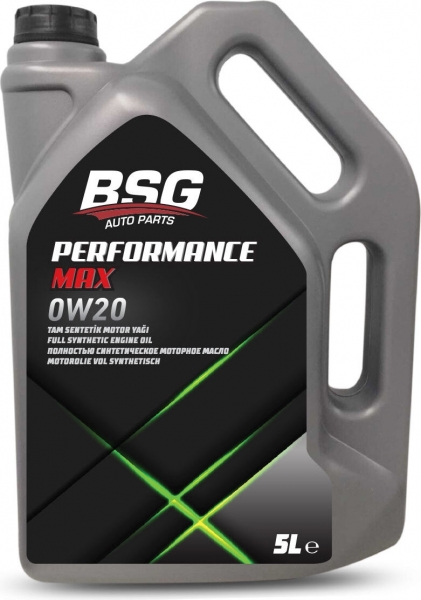 BSG Performance Max 0W-20 Motor Yağı (5 litre)