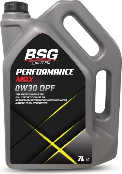 BSG Performance Max 0W-30 DPF Motor Yağı (7 litre)