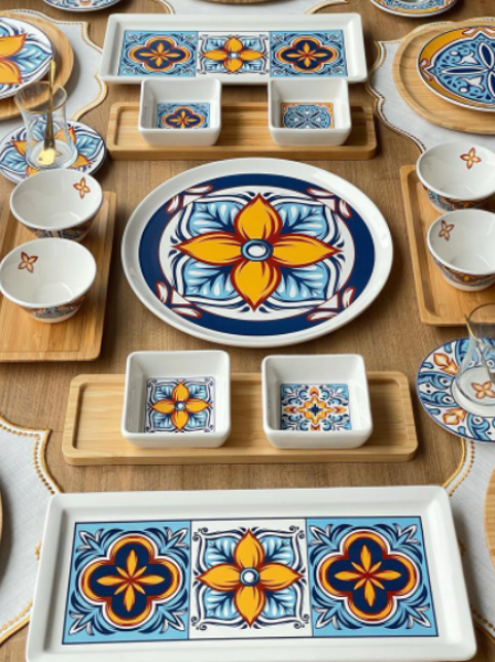 Rossev Toscana 54 Parça Kahvaltı Takımı