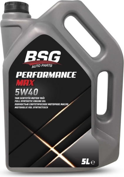BSG Performance Max 5W-40 Motor Yağı (5 litre)