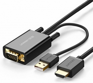Ugreen 30840 VGA USB to HDMI Dönüştürücü