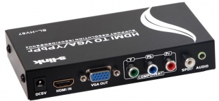 S-link HDMI to VGA YPBPR Dönüştürücü