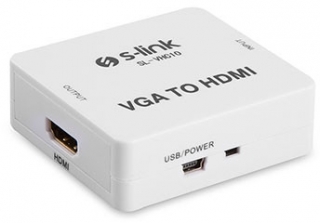 S-link VGA to HDMI Mini Dönüştürücü